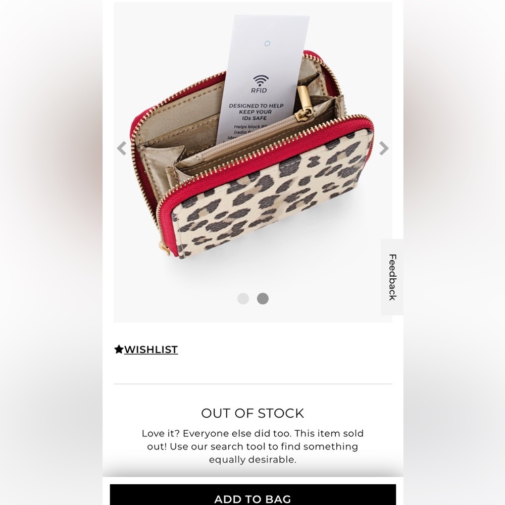 Chico’s small Animal printed wallet - Picture 5 of 5